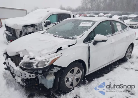 2018 Chevrolet Cruze Ls Auto из США, поврежденный, VIN 1G1BC5SM9J7236225